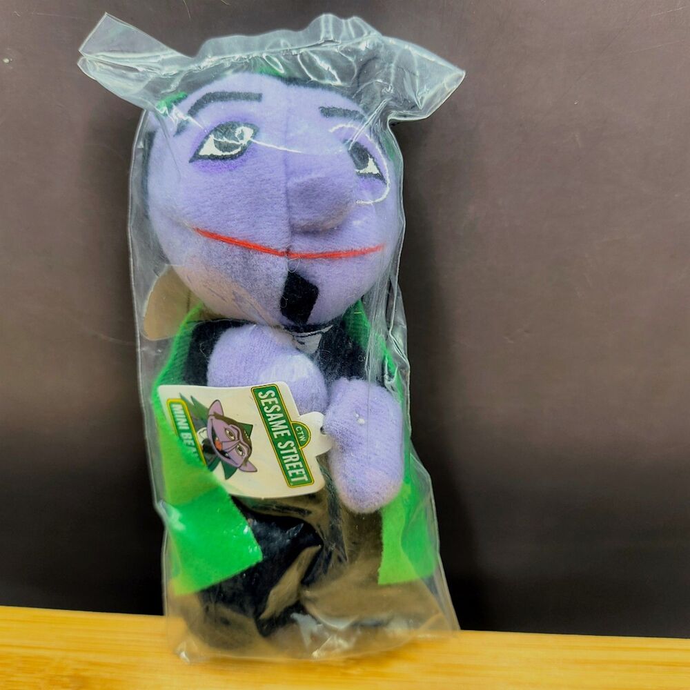 Count Vampire Mini Bean Plush Sesame Street Kelloggs 4 inch